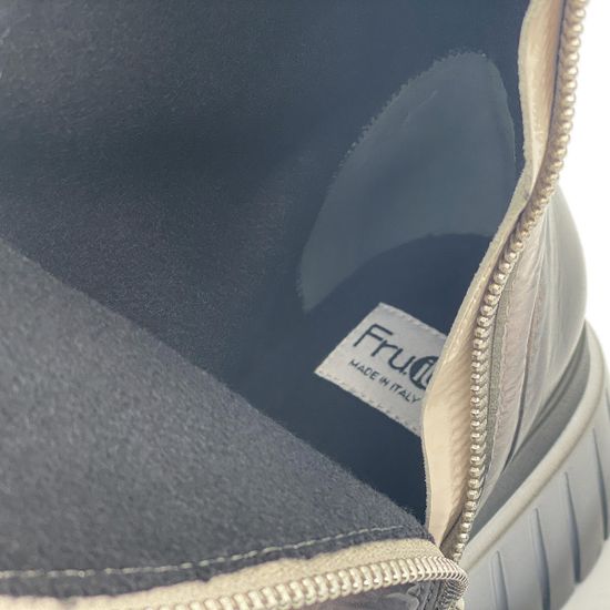 Ботинки Fru.It бежево-коричневые из лакированной кожи на байке - фото 7, 8455ZL FR