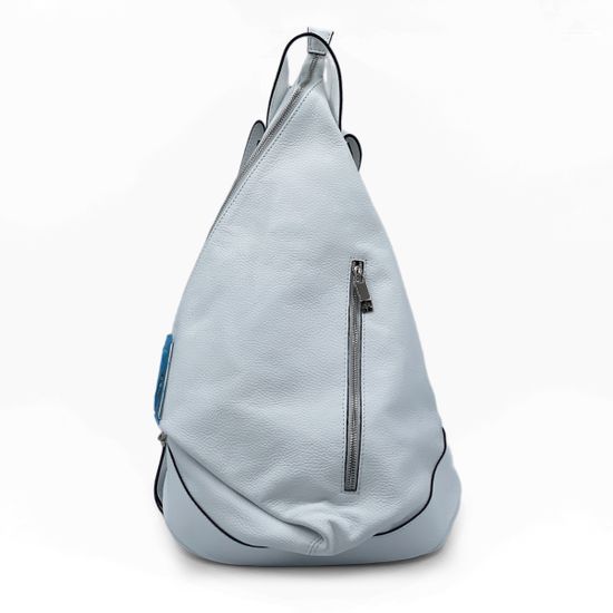 Сумка-рюкзак Renato Angi белая кожаная - фото 1, 3151001 RA BIANCO