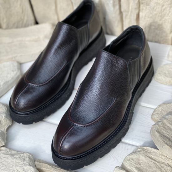 Ботинки Giampieronicola темно-бордовые кожаные демисезонные - фото 9, D41114 GPN BORDO