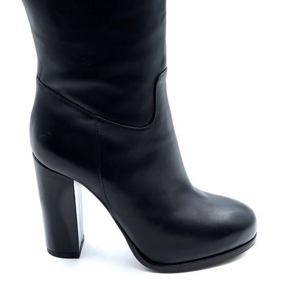 Сапоги Renzi синие кожаные демисезонные - фото 5, 495507C RZ