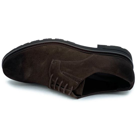 Ботинки Giampieronicola коричневые замшевые демисезонные - фото 5, 41351B GPN MORO