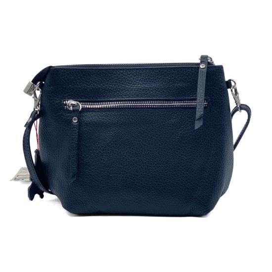 Сумка Marina Creazioni черная кожаная с ящеркой - фото 3, 