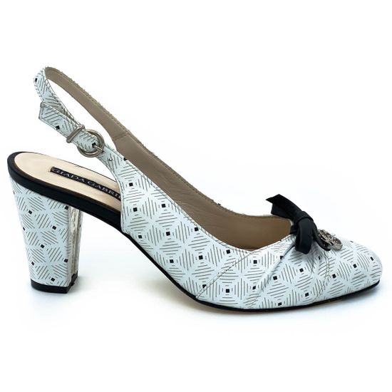 Босоножки Giada Gabrielli белые кожаные - фото 1, 