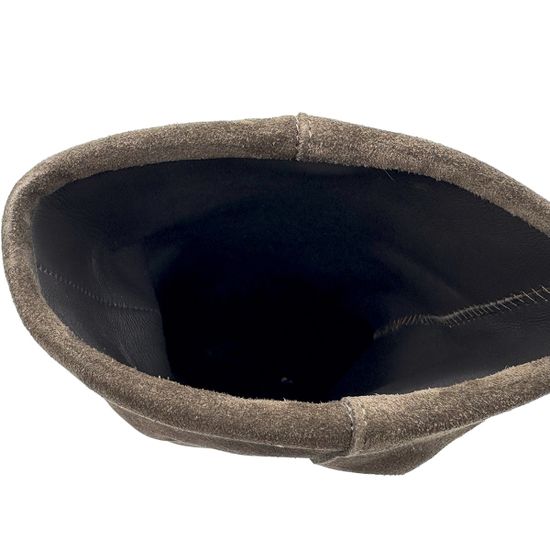 Полусапоги MIMMU коричневые замшевые демисезонные - фото 8, M482M21 MIM CASTAGNO