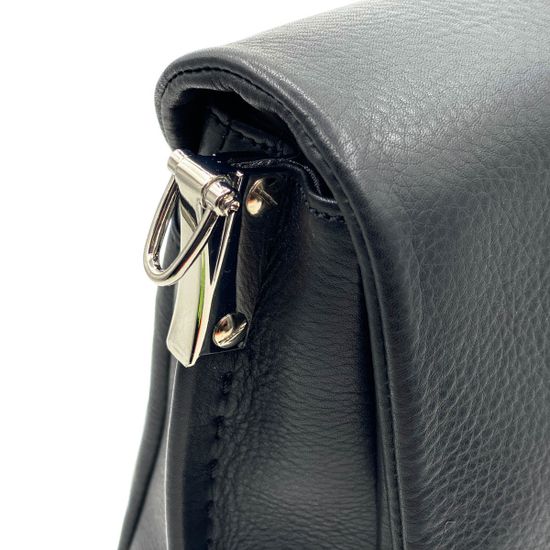 Сумка Renato Angi черная кожаная - фото 5, 