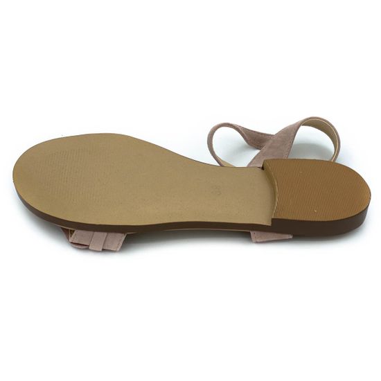 Босоножки Cover замшевые пудра - фото 4, 