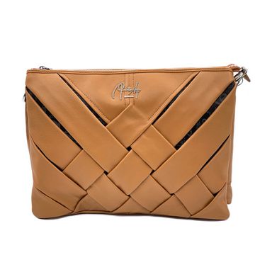 Сумка Renato Angi рыжая кожаная плетеная - фото 1, 2703581 RA MORO