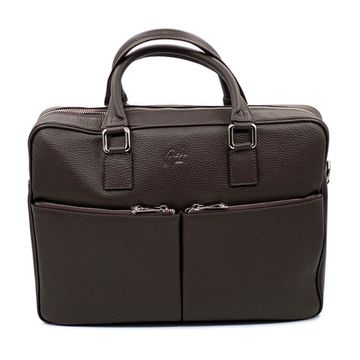 Портфель Renato Angi коричневый кожаный - фото 1, 2150101 RA MORO