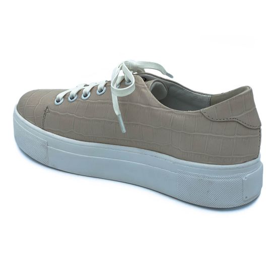 Кеды Cover бежевые кожаные - фото 3, 57059 COV