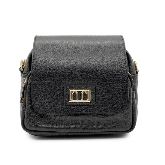 Сумка кросс-боди NILA&NILA черная кожаная - фото 1, BNN7032 NIL NERO