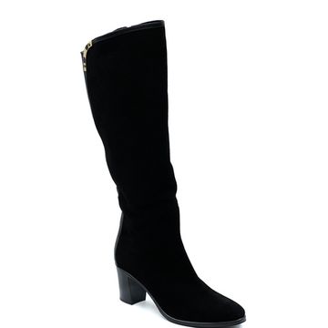 Сапоги Le Pepe черные замшевые демисезонные - фото 2, A322944 PEP