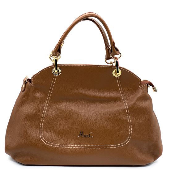 Сумка Marina Creazioni коричневая кожаная - фото 1, 