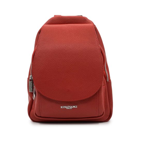 Сумка-рюкзак Renato Angi красная кожаная - фото 1, 3360401 RA ROSSO