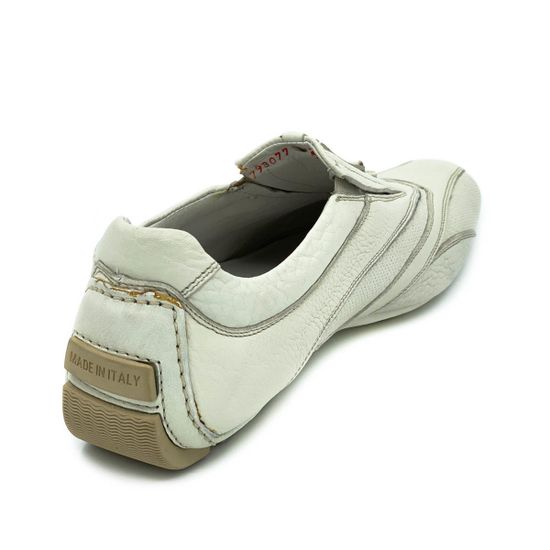 Слипоны Baldinini белые кожаные - фото 3, 