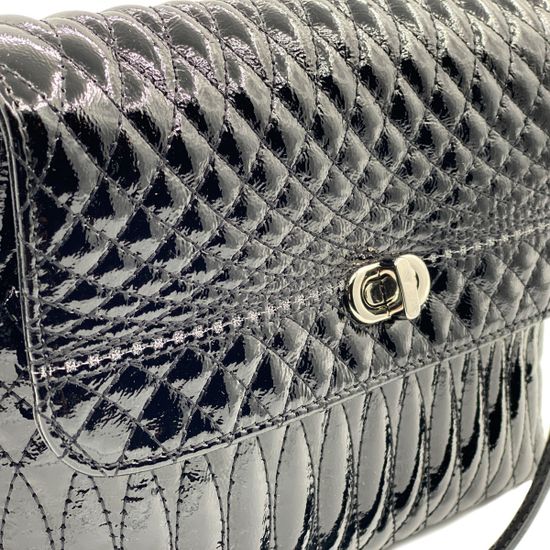 Сумка Marina Creazioni черная наплак - фото 4, 