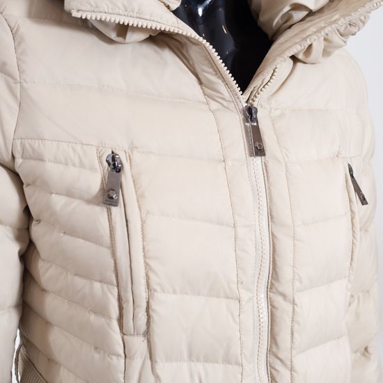 Пуховик Pinko удлиненный бежевый - фото 4, 