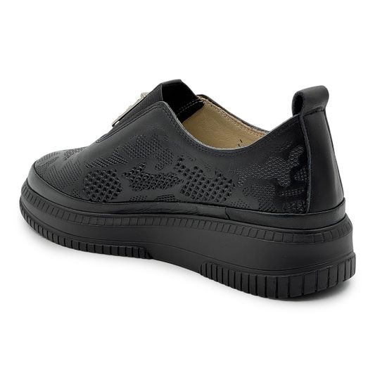 Кеды LAB MILANO черные кожаные - фото 3, G352634 LAB NERO