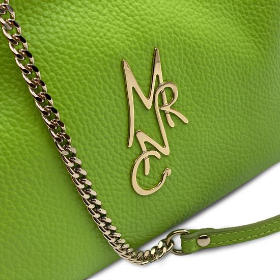 Сумка Marina Creazioni салатовая кожаная - фото 4, B6064 MC SALAT