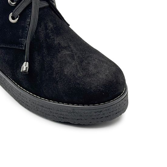 Ботинки CV COVER черные замшевые на меху - фото 6, 20250-3 COV NERO