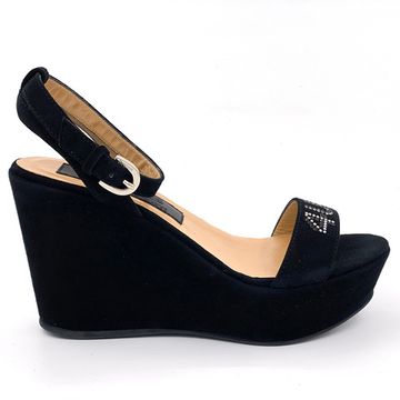 Босоножки Cesare Paciotti замшевые черные - фото 1, LLZD10W PA