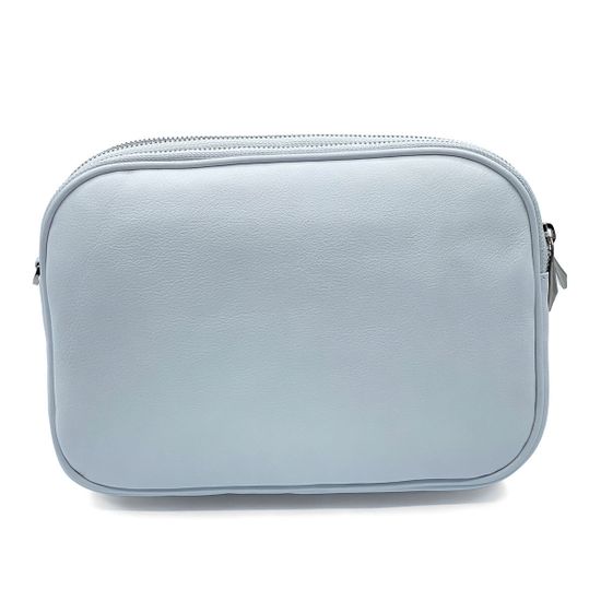 Сумка кросс-боди Renato Angi белая кожаная плетеная - фото 3, 