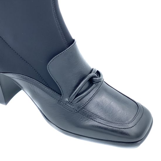 Ботильоны Jeannot черные кожаные демисезонные - фото 6, 