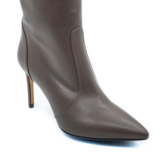 Сапоги Tiffi серые кожаные демисезонные - фото 3, N658/80DR TI STONE