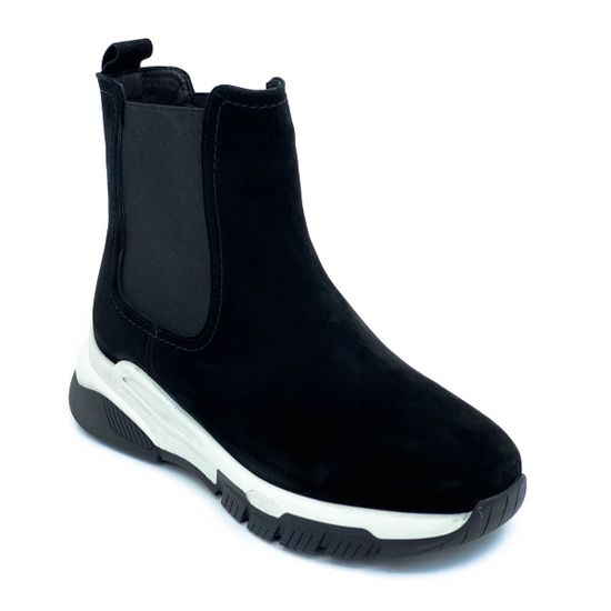 Ботинки Cover черные замшевые МЕХ - фото 2, 1537-2 COV