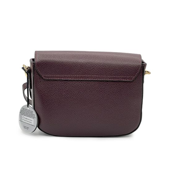 Сумка кросс-боди MOT-CLE кожаная бордовая - фото 3, VNT MOT BORDO