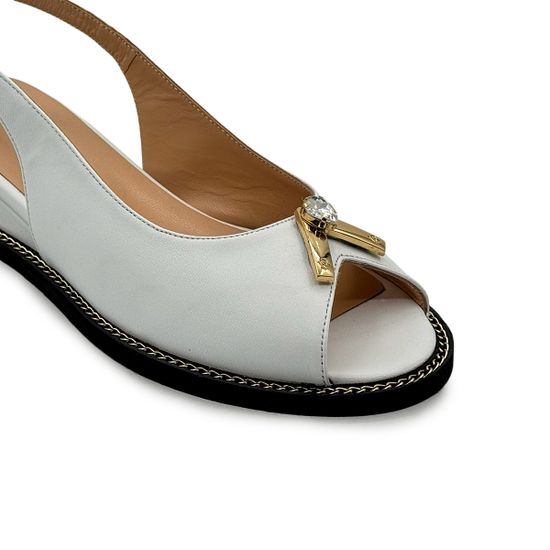 Босоножки ilasio Renzoni белые кожаные - фото 6, H6590 IR BIANCO