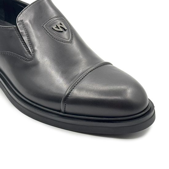 Туфли GIAMPIERONICOLA черные кожаные - фото 6, 46503 GPN NERO