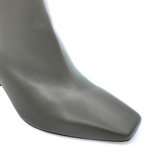 Ботильоны Tiffi зеленые кожаные демисезонные - фото 6, Q539/70V TI OLIVE