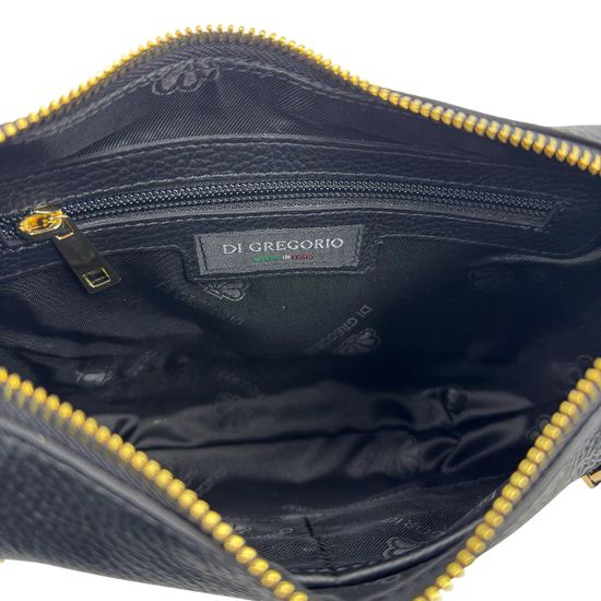 Сумка Di Gregorio черная кожаная - фото 6, 1982 DG NERO