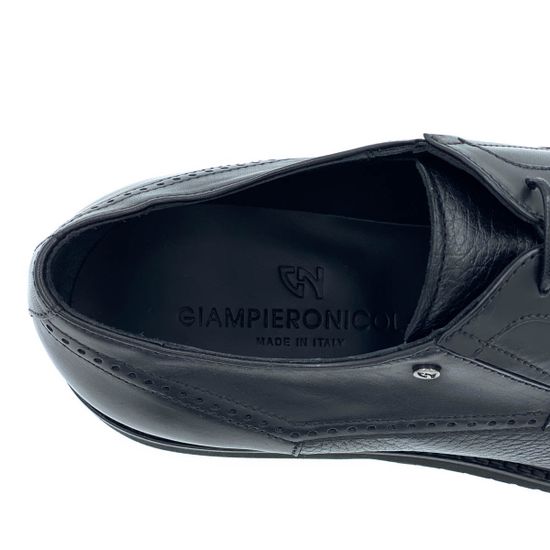 Туфли Giampieronicola черные кожаные - фото 7, 