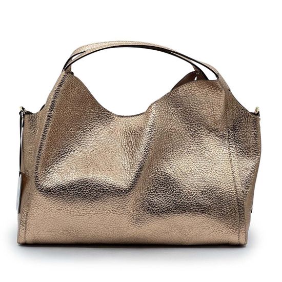 Сумка Loristella золотая кожаная - фото 3, 