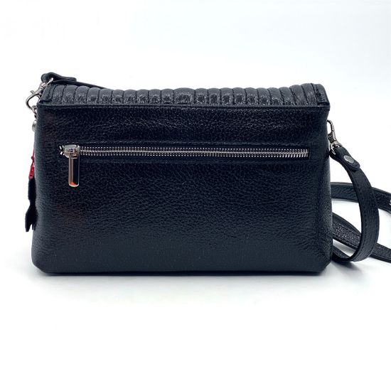 Сумка кросс-боди Marina Creazioni наплак черный - фото 3, 