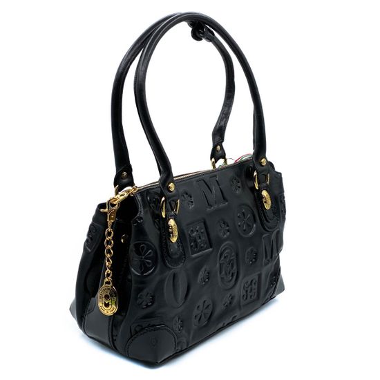 Сумка Marino Orlandi черная кожаная - фото 2, 