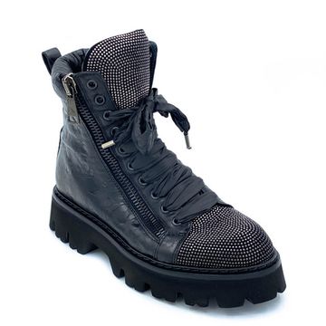 Ботинки Fru.it черные кожаные Байка - фото 2, 7190L FR