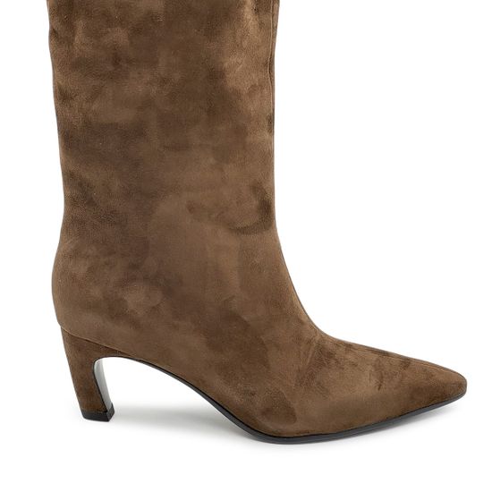 Сапоги TUFFONI коричневые замшевые на байке - фото 6, 1025025VB TUF MORO