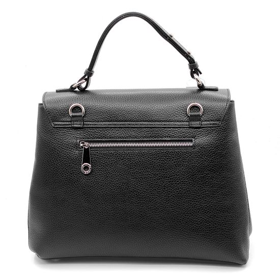 Сумка Di Gregorio черная кожаная - фото 3, 