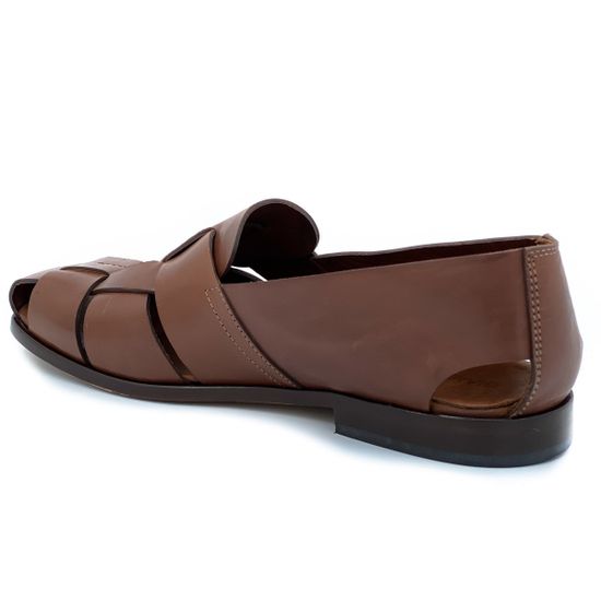 Сандалии Giampieronicola коричневые кожаные - фото 3, 