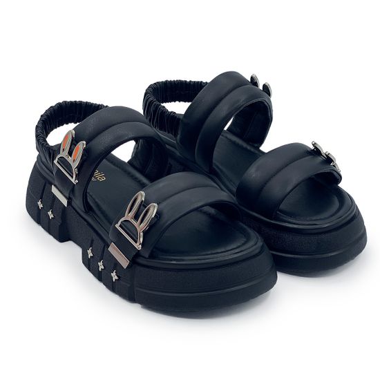 Сандалии NILA&amp;NILA кожаные черные - фото 7, NO1850 NIL NERO