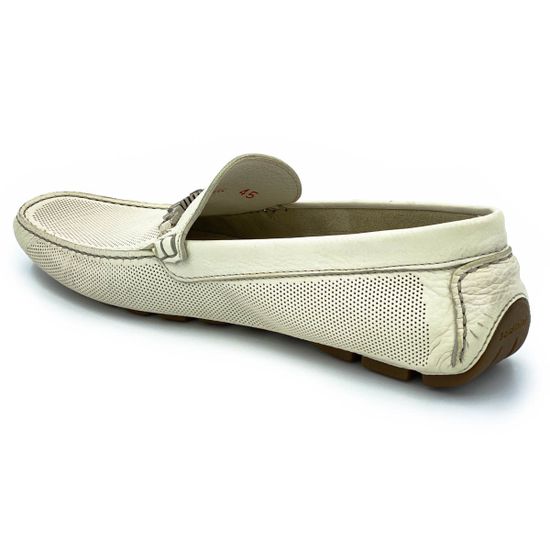 Мокасины Baldinini белые кожаные - фото 3, 