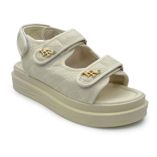 Босоножки Ilasio Renzoni бежевые текстильные - фото 2, M205 IR BEIGE