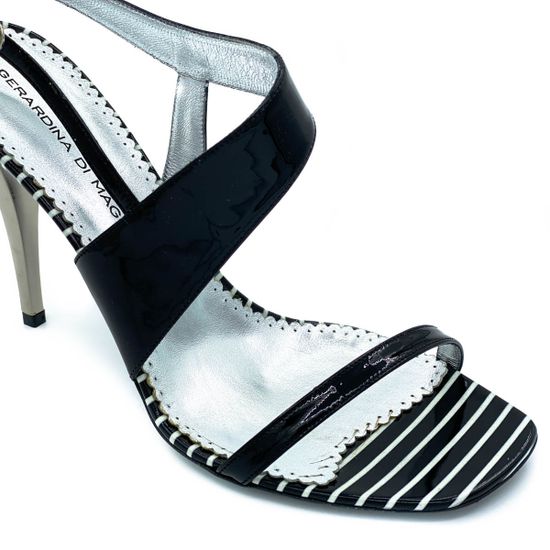 Босоножки Gerardino di Maggio черные кожаные - фото 5, 