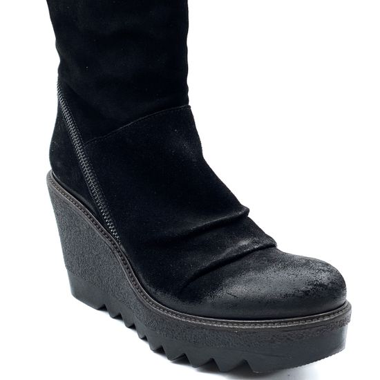 Сапоги Fru.it черные замшевые байка - фото 6, 1749BM FR