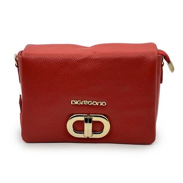 Сумка кросс-боди Di Gregorio красная кожаная - фото 1, 8940 DG ROSSO