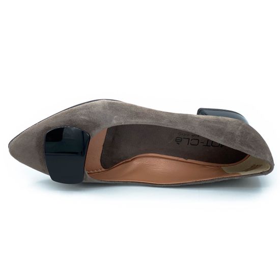 Туфли Mot CLe бежевые замшевые - фото 5, MOT1571 MOT