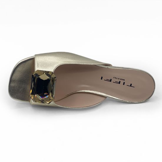 Мюли Tiffi лакированные золотого цвета - фото 5, Q22/30M TI ORO