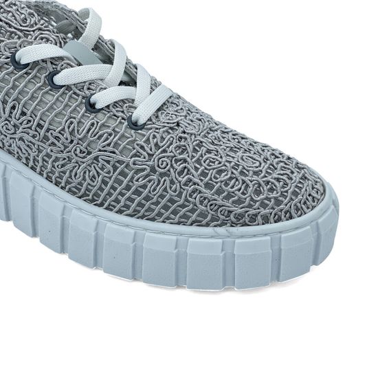 Кеды Lab Milano текстильные перфорированные серые - фото 6, 773800 LAB GRIGIO
